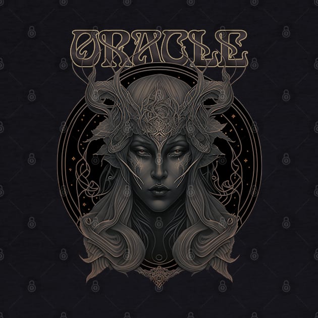 Oracle - Ancient Witch Priestess of Prophecy Art Nouveau by AltrusianGrace